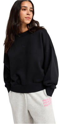 2026 Roxy Womens Solar Rush Relaxed Sweatshirt ERJFT05138 - Anthracite