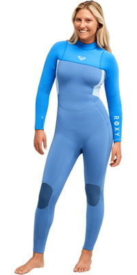 2026 Roxy Womens Prologue+ 5/4mm Back Zip Wetsuit 26BW213517 - Dutch Blue