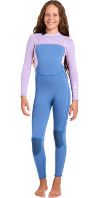 2026 Roxy Junior Prologue+ 4/3mm Back Zip Wetsuit 26RW213508 - Viola