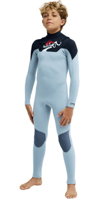 2026 Quiksilver Junior Young Guns 4/3mm Chest Zip Wetsuit EQBW103130 - Quarry
