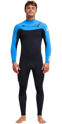 2026 Quiksilver Mens Everyday Sessions 4/3mm Chest Zip Wetsuit 25AW213512 - Palace Blue