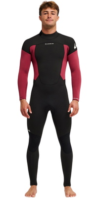 2026 Quiksilver Mens Prologue+ 4/3mm Back Zip Wetsuit 25AW213516 - Oxblood Red