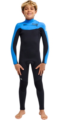 2026 Quiksilver Junior Everyday Sessions 4/3mm Chest Zip Wetsuit 25CW213503 - Palace Blue