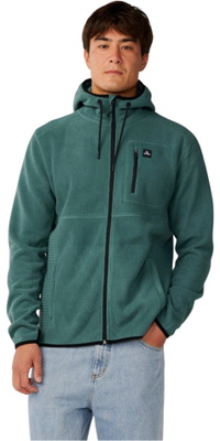 2026 Rip Curl Herre Afsendt Polar Zip Thru Fleece 08VMFL - Muted Green