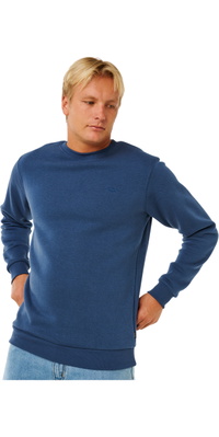 2026 Rip Curl Herre Klassisk Surf Crew Sweatshirt 0APMFL - Light Navy