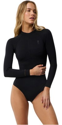 2026 Rip Curl Dame S-Series Ce UPF Surfsuit 0UJWSW - Black