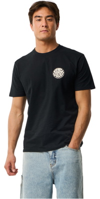 2026 Rip Curl Herre Wettie Ikon T-shirt 10VMTE - Black