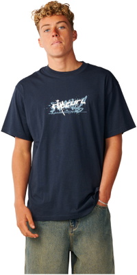 2026 Rip Curl Herre Arkiv Mashup T-shirt 130MTE - Dark Navy