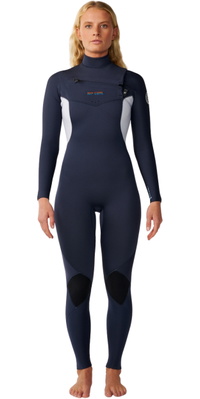 2026 Rip Curl Dame Dawn Patrol 5/4mm Chest Zip V&aring;ddragt 17UWFS - Slate