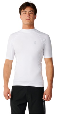 2026 Rip Curl Herre S-Series UPF Perf Kortærmet Lycra Vest 18EMRV - White