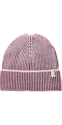 2026 Rip Curl Dame 2 Tone Ribbet Struktureret Beanie 06RWHE - Lilac / Plum