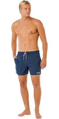 2026 Rip Curl Herre Strømlinet Offset Volley Boardshorts 0EQMBO - Dark Navy