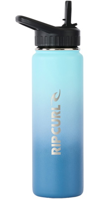 2026 Rip Curl Mens Logo Drink Bottle 14PMUT - Light Aqua
