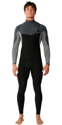 2026 Rip Curl Herre Flashbomb Pro 4/3mm Zip Free V&aring;ddragt 17FMFS - Charcoal Grey