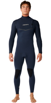 2026 Rip Curl Herre E-Bomb 4/3mm Zip Free V&aring;ddragt 17MMFS - Navy