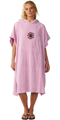 2026 Rip Curl Dame Ikon Hooded Håndklæde 17OWTO - Mauve