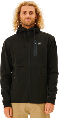 2026 Rip Curl Herre Afskeds Anti-Serie Fleece CFEDB9 - Black