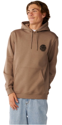 2026 Rip Curl Herre Vandsportssæt Icon Hoodie CFEGM9 - Walnut