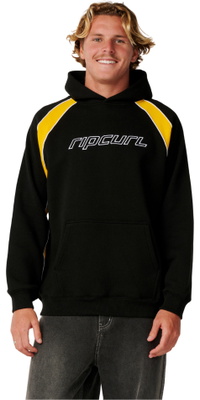 2026 Rip Curl Herre Arkivpanel Ride Hoodie 0D1MFL - Black