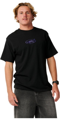 2026 Rip Curl Herre Revende Manuskript T-shirt 14HMTE - Black