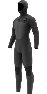 2026 Mystic Herre Voltt 6/4/3mm Chest Zip Med H&aelig;tte V&aring;ddragt 35000.270000 - Black