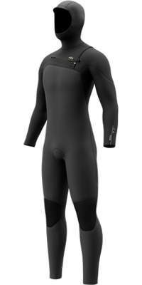 2026 Mystic Herre Motion 5/3mm Chest Zip Med H&aelig;tte V&aring;ddragt 35000.270005 - Black