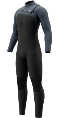 2026 Mystic Herre Motion 4/3mm Chest Zip V&aring;ddragt 35000.270007 - Tidal Blue