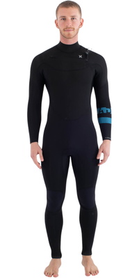 2026 Hurley Herre Advant 4/3mm Chest Zip V&aring;ddragt MFS0013423 - Black1