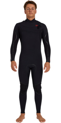 2026 Billabong Mens Absolute Ultra 4/3mm Chest Zip Wetsuit ABYW100283 - Black