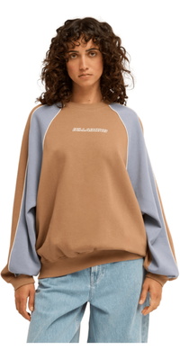 2026 Billabong Womens Cool Times Crew Sweatshirt EBJFT00186 - Sweet Earth