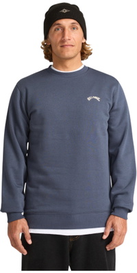 2026 Billabong Mens Arch Pullover Sweatshirt EBYFT00147 - Ombre Blue