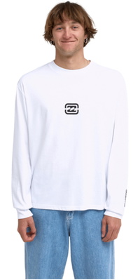 2026 Billabong Herre Skuldertype OG Langærmet T-shirt EBYZT00666 - White