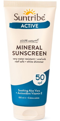 2026 Suntribe Active Økologisk Mineral Solcreme SPF 50 STSSAC
