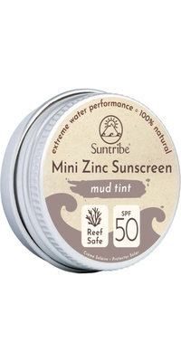 2026 Suntribe Økologisk Mineral Mini Zink Tin SPF 50 STZTM - Cocoa Tint