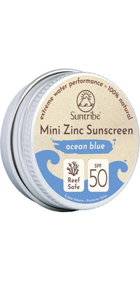 2026 Suntribe Organic Mineral Mini Zinc Tin SPF 50 STZTM - Ocean Blue