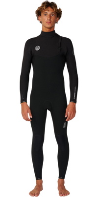2027 Rip Curl Herre Elasto 5/4mm Zip Free Våddragt 18VMFS - Black