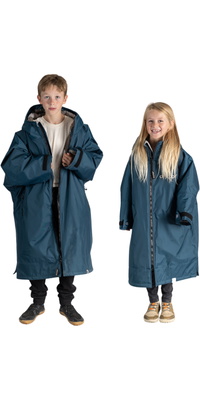 2026 Dryrobe Junior Advance Long Sleeve Changing Robe V3KSLSDA - Deep Sea Blue Sand Camo