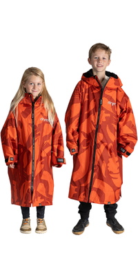 2026 Dryrobe Advance Junior Langærmede Skiftelåg V3KSLSDA - Mosaic Palm