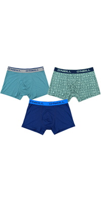 2025 ONeill Herre Bokser Mursten 3-Pack 203021152 - Bricks Hydro Medieval Blue