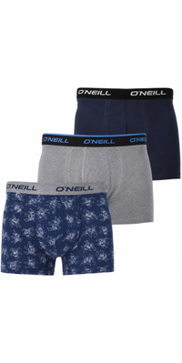 2025 ONeill Herre Boksershorts Circle Surfer 3-Pack 203021155 - Circle Surfer / Light Grey Me