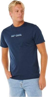 Rip Curl Herre Big Mumma Icon T-Shirt 0NPMTE - Dark Navy