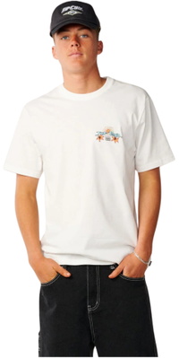 Rip Curl Herre Hazed & Tubed T-shirt 131MTE - Bone