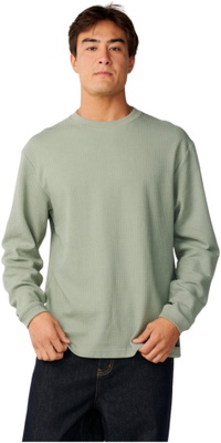 Rip Curl Herre Premium Surf Waffle Langærskirt 13BMTE - Sage