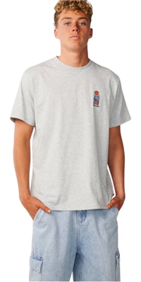 Rip Curl Herre Search Series Vaporcool Stack Relaxed T-Shirt 16IMTE - Grey Marle