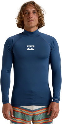 2026 Billabong Mens Waves All Day Long Sleeve Lycra Vest EBYWR00102 - Midnight