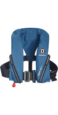 2026 Crewsaver Junior Crewfit 150N Redningsvest Auto Med Sele 9705BA - Blue