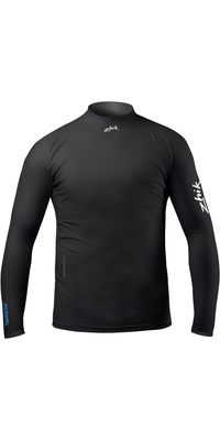2026 Zhik Junior Langærmet Eco Spandex Rash Guard DTP-0063-K-BLK - Black