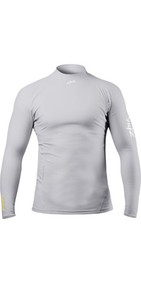 2026 Zhik Mens Eco UPF50+ Spandex Langærmet Rash Guard DTP-0063 - Platinum