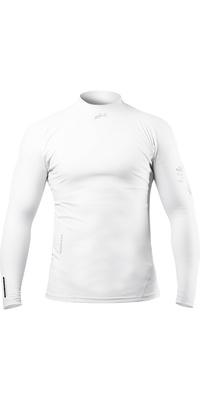 2026 Zhik Eco UPF50+ Langærmet Spandex-beskyttelsesvest Til Mænd DTP-0063 - White