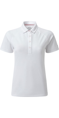 2026 Gill Kvinder Uv Tec Polo Top Hvid Uv008w